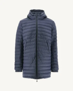JOTT Long Reversible Hooded Puffer Jacket Marine Amsterdam 104 Marine Best