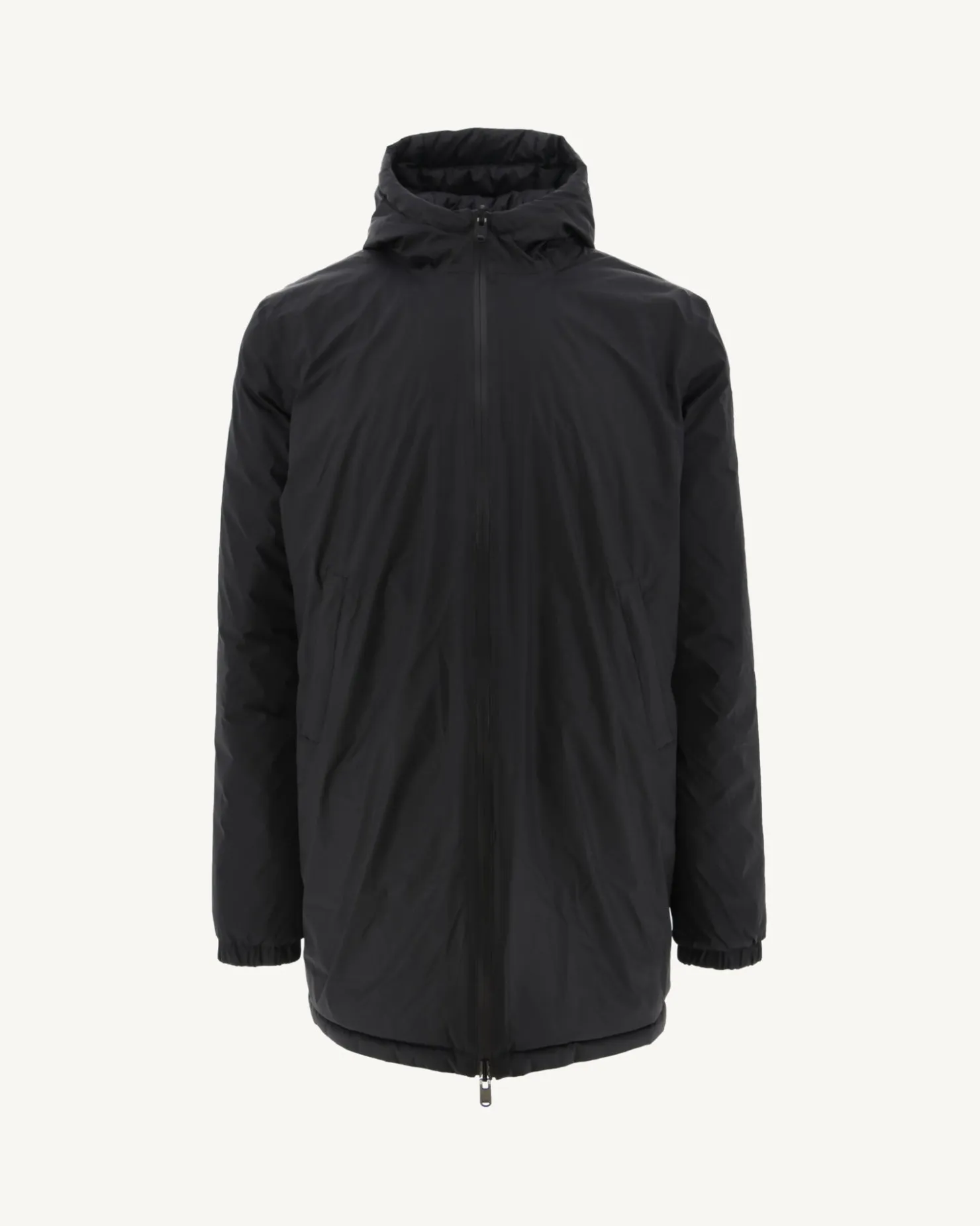 JOTT Long Reversible Hooded Puffer Jacket Black Amsterdam 999 Noir Cheap