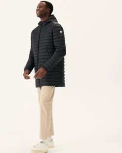 JOTT Long Reversible Hooded Puffer Jacket Black Amsterdam 999 Noir Cheap