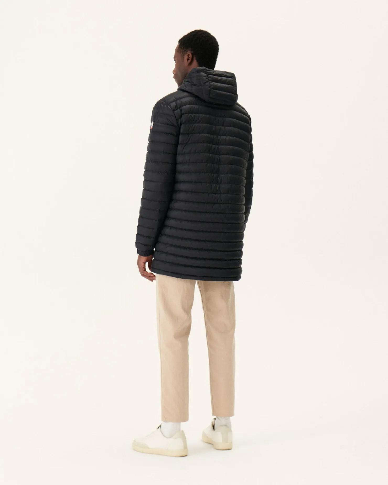 JOTT Long Reversible Hooded Puffer Jacket Black Amsterdam 999 Noir Cheap