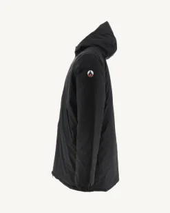 JOTT Long Reversible Hooded Puffer Jacket Black Amsterdam 999 Noir Cheap