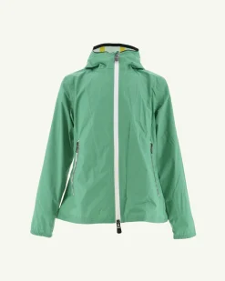 JOTT Madeira Children'S Green Hooded Waterproof Jacket 243 Poppy Green New