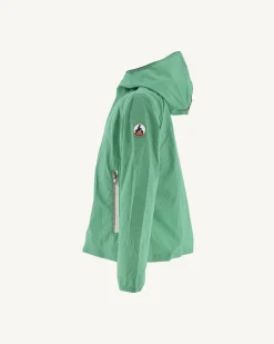 JOTT Madeira Children'S Green Hooded Waterproof Jacket 243 Poppy Green New