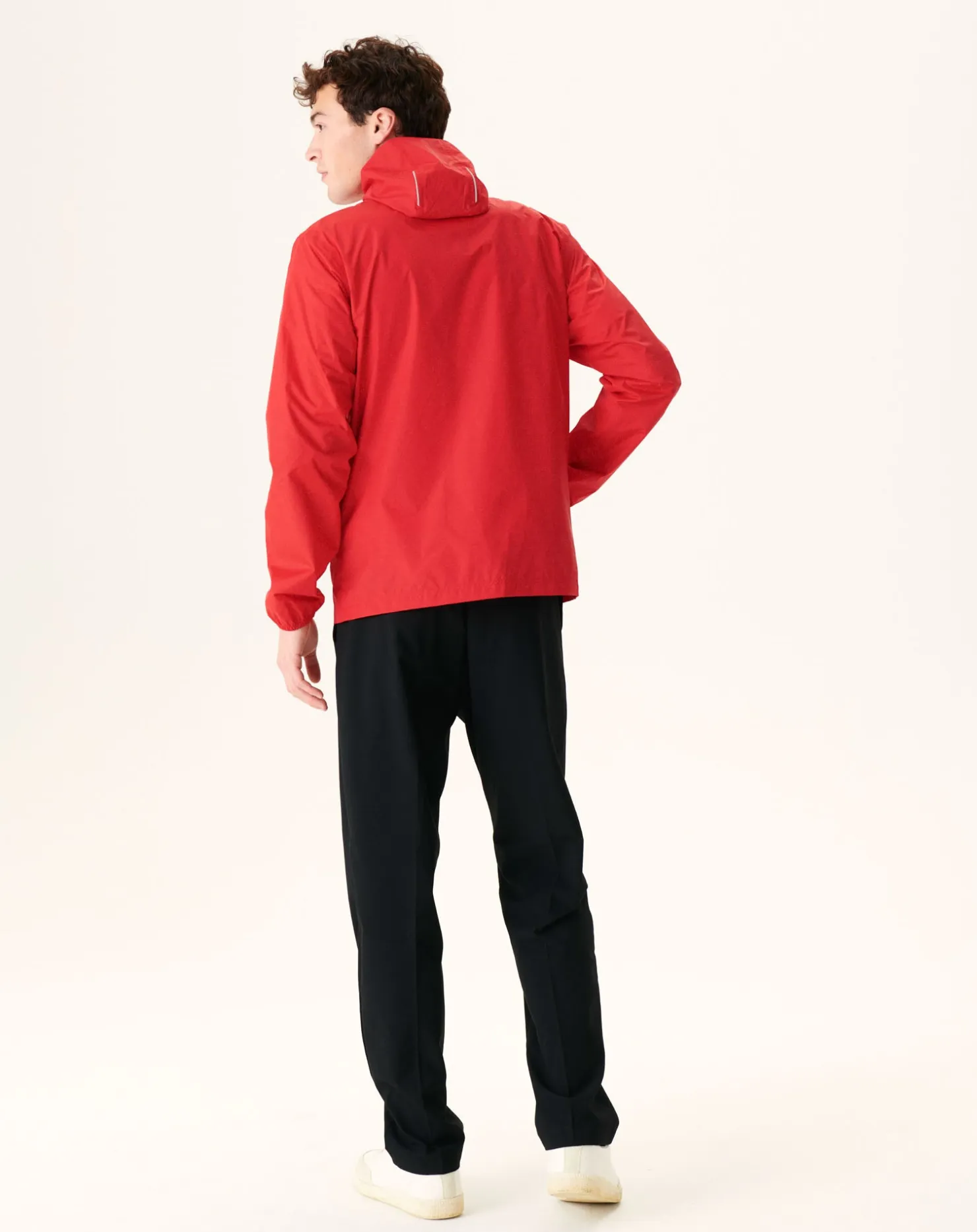 JOTT Manila Bright Red Packable Hooded Jacket 318 Fire Red Best Sale