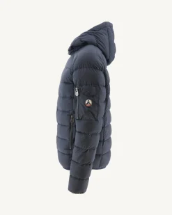 JOTT Marine Adrien Great Cold Hooded Padded Jacket 104 Marine Outlet