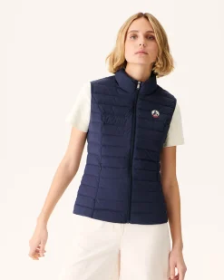 JOTT Marine Grenada Stretch Sleeveless Down Jacket 104 Navy Fashion