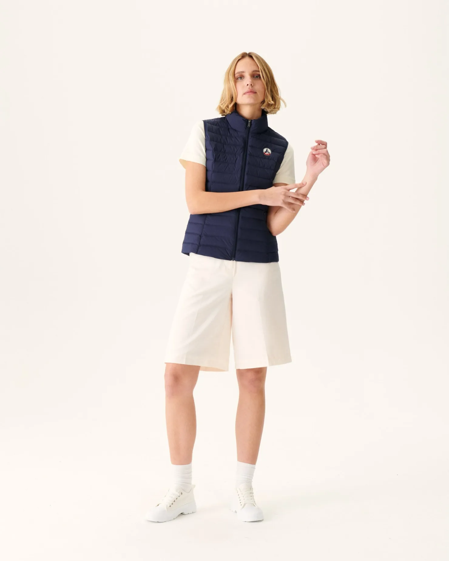 JOTT Marine Grenada Stretch Sleeveless Down Jacket 104 Navy Fashion