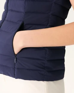 JOTT Marine Grenada Stretch Sleeveless Down Jacket 104 Navy Fashion