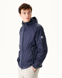 JOTT Marine Mistral Hooded Windbreaker 104 Navy Fashion