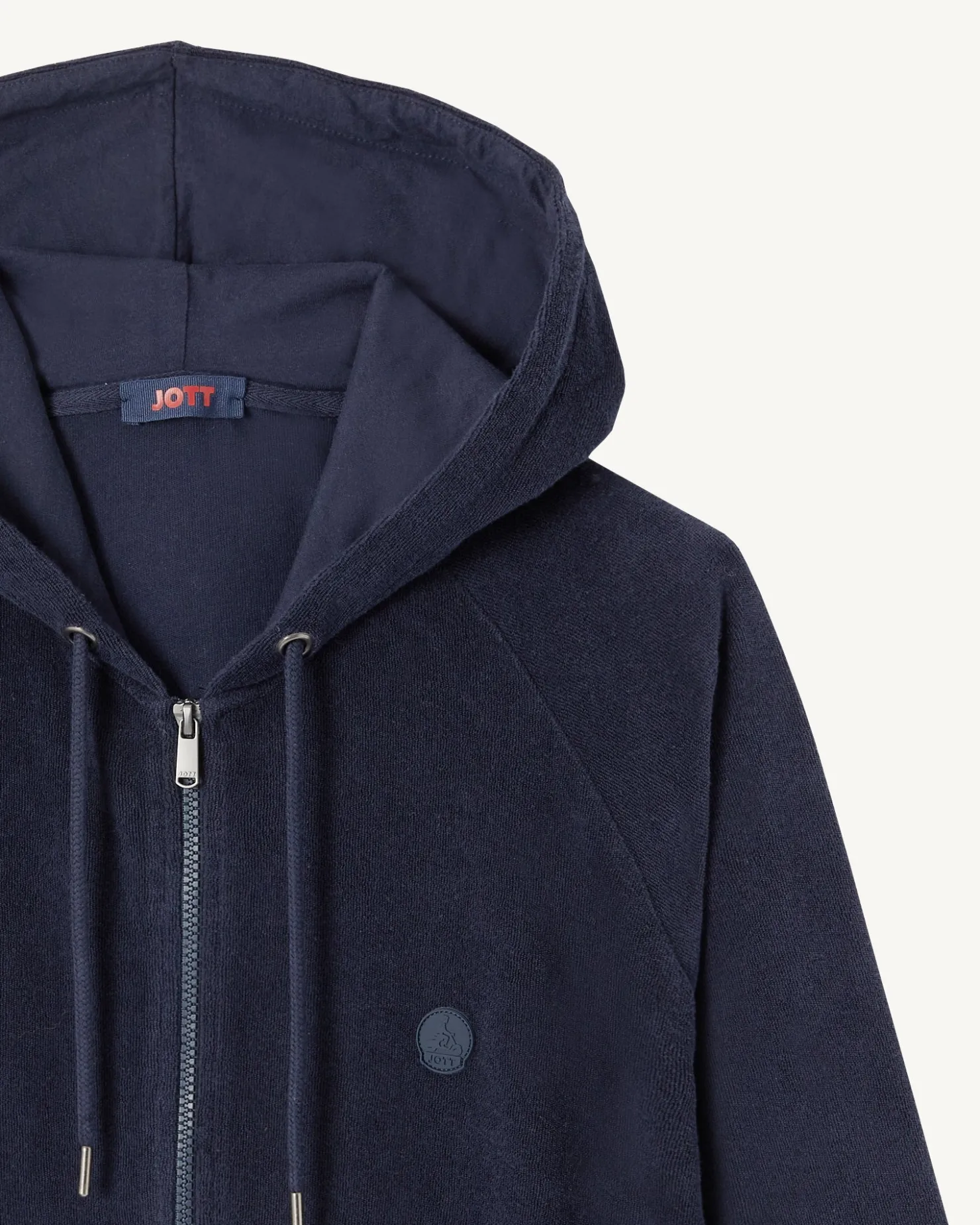 JOTT Marine Nazare Zipped Hooded Jacket 104 Navy Flash Sale