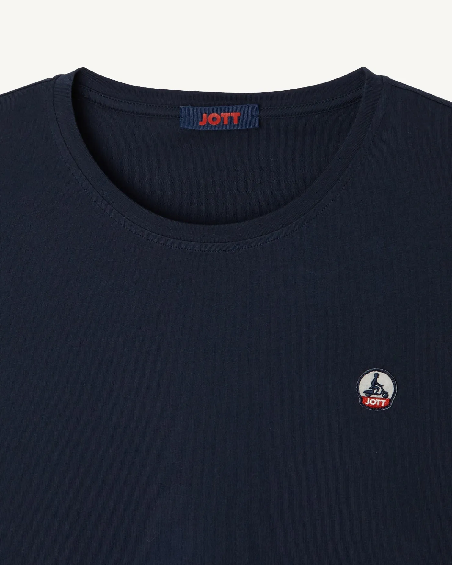JOTT Marine Rosas Crew Neck T-Shirt 104 Navy Cheap