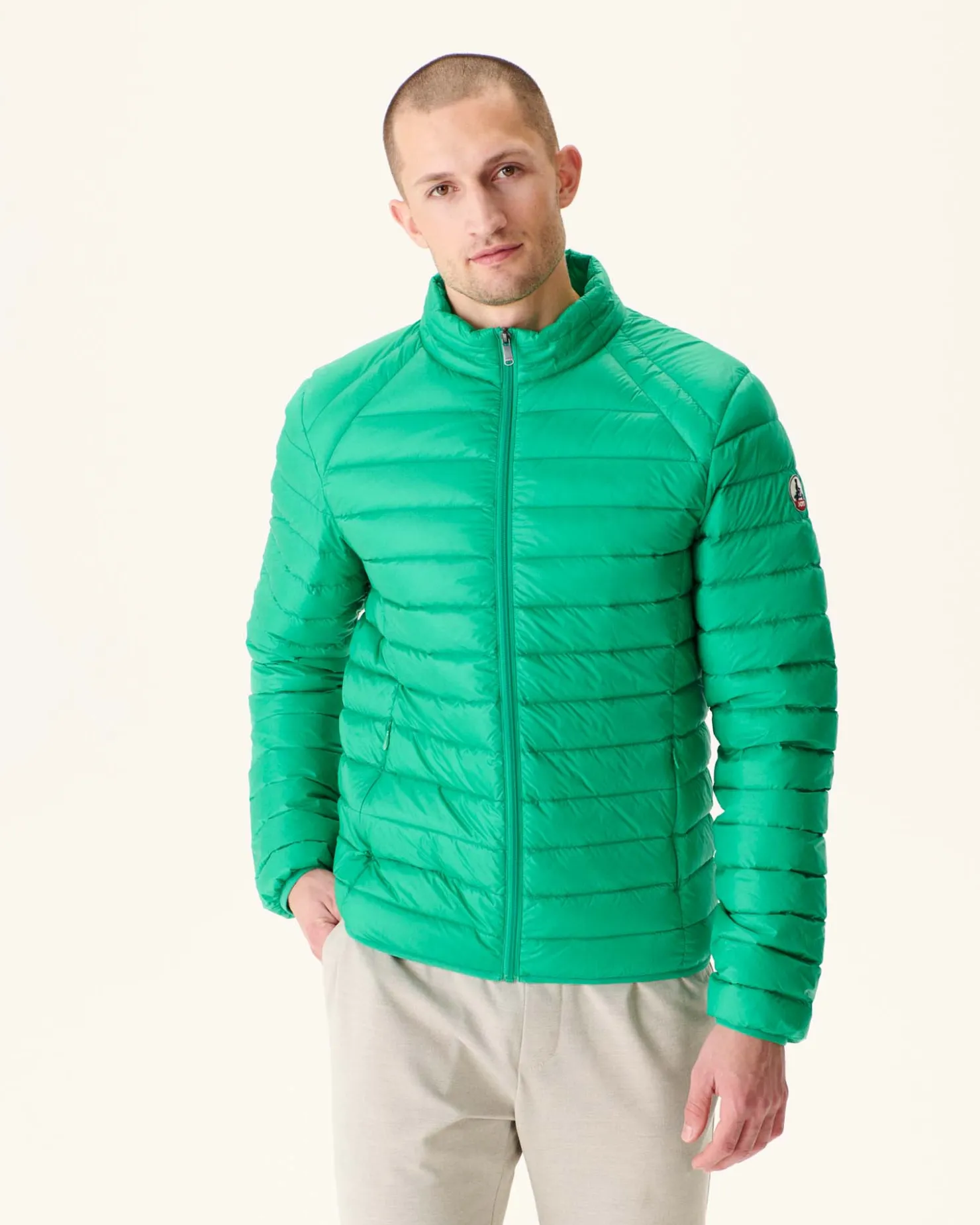 JOTT Matt Green Lightweight Padded Jacket 243 Poppy Green Shop