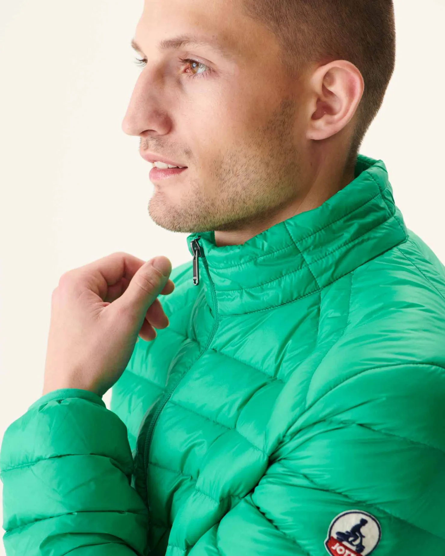 JOTT Matt Green Lightweight Padded Jacket 243 Poppy Green Shop