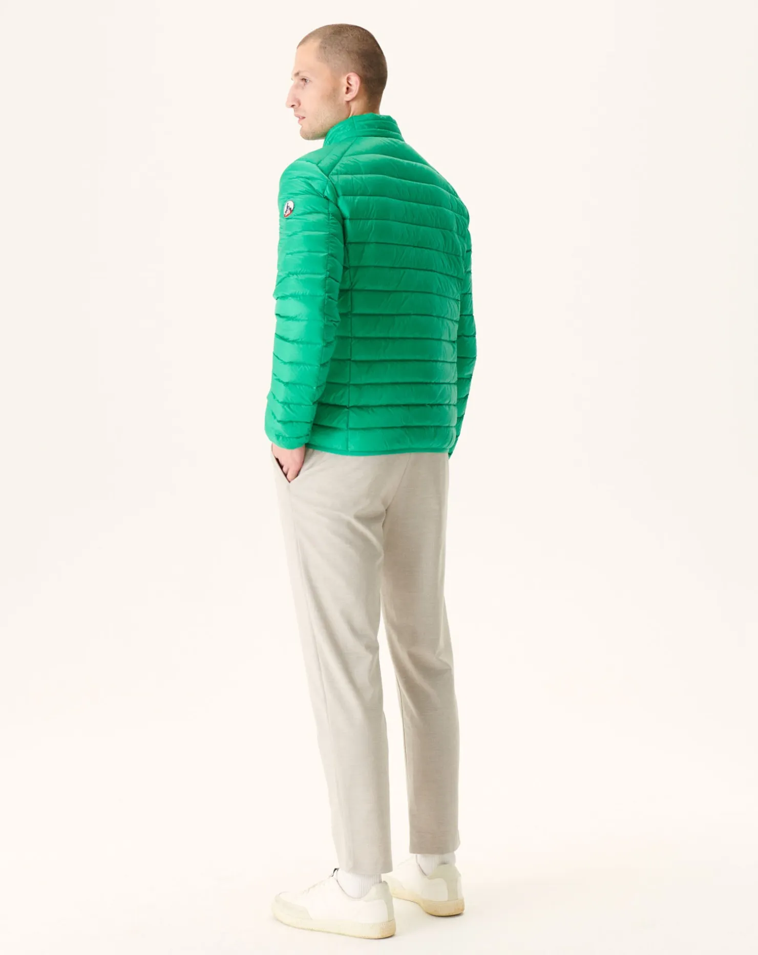 JOTT Matt Green Lightweight Padded Jacket 243 Poppy Green Shop