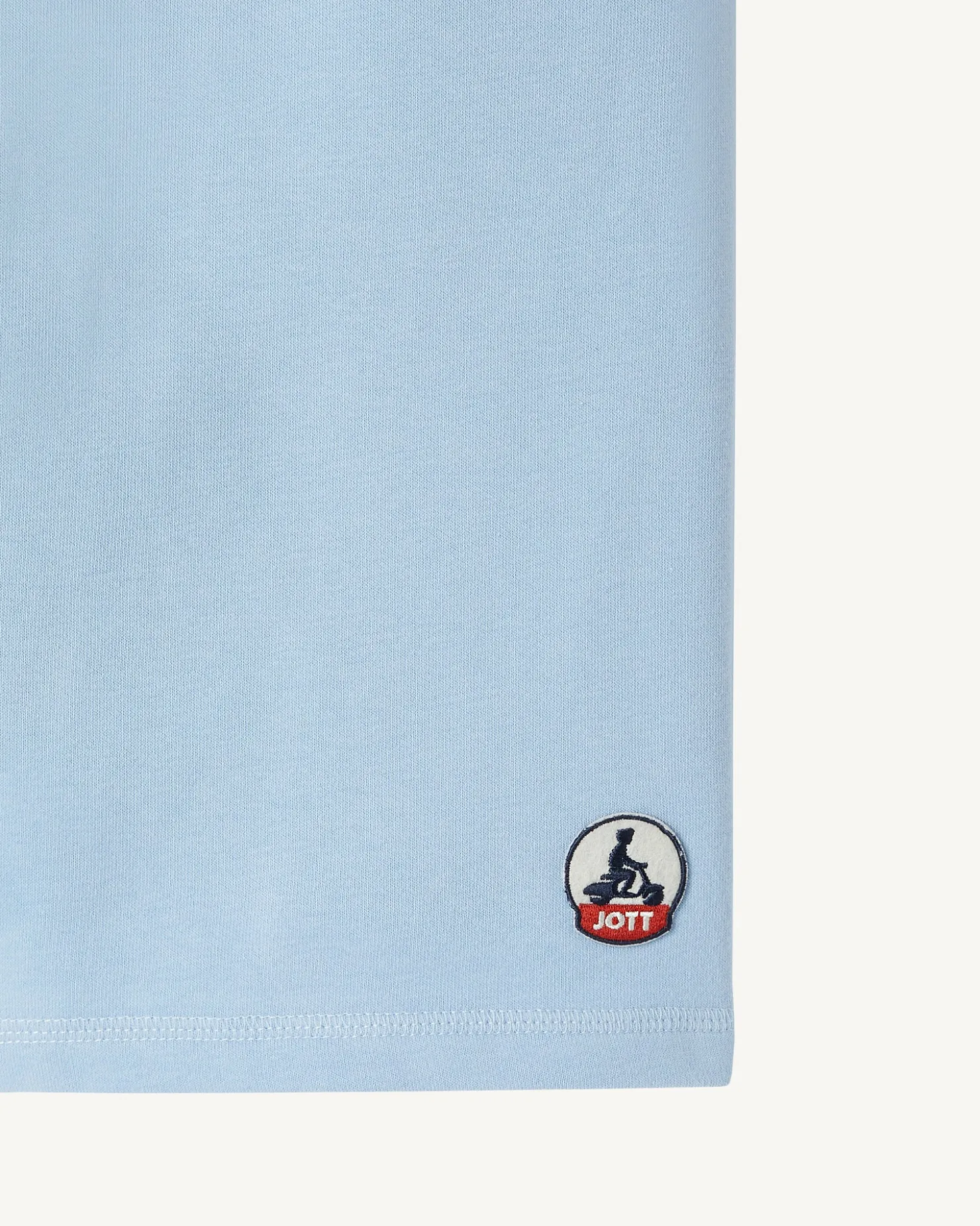 JOTT Medellin Light Blue Organic Cotton Shorts 180 Soft Blue Cheap