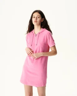 JOTT Meg Intense Pink Terry Dress 457 Wild Pink Clearance
