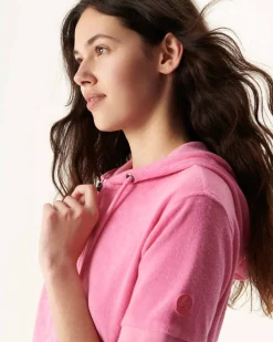 JOTT Meg Intense Pink Terry Dress 457 Wild Pink Clearance