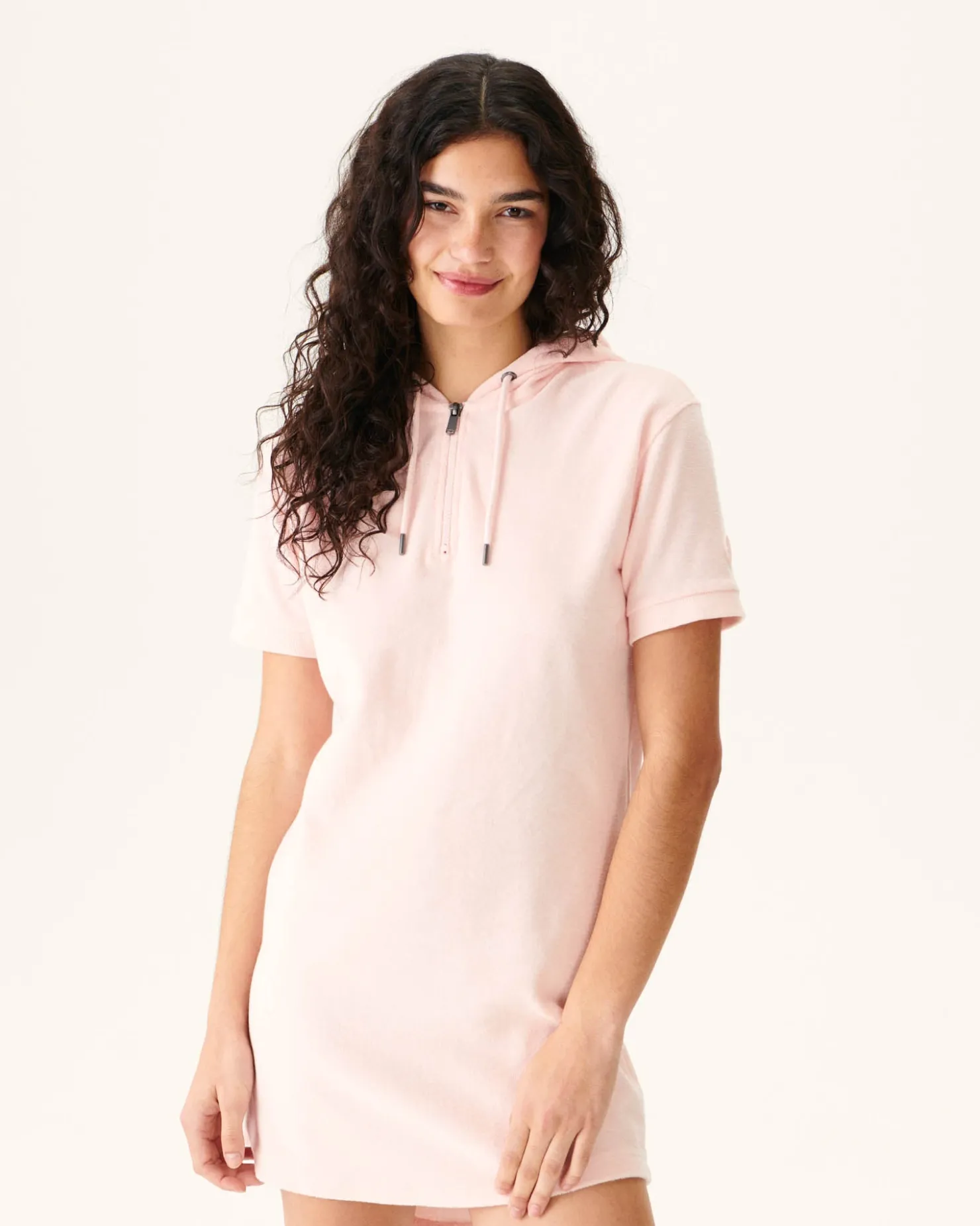 JOTT Meg Light Pink Toweling Dress 463 Soft Pink Discount