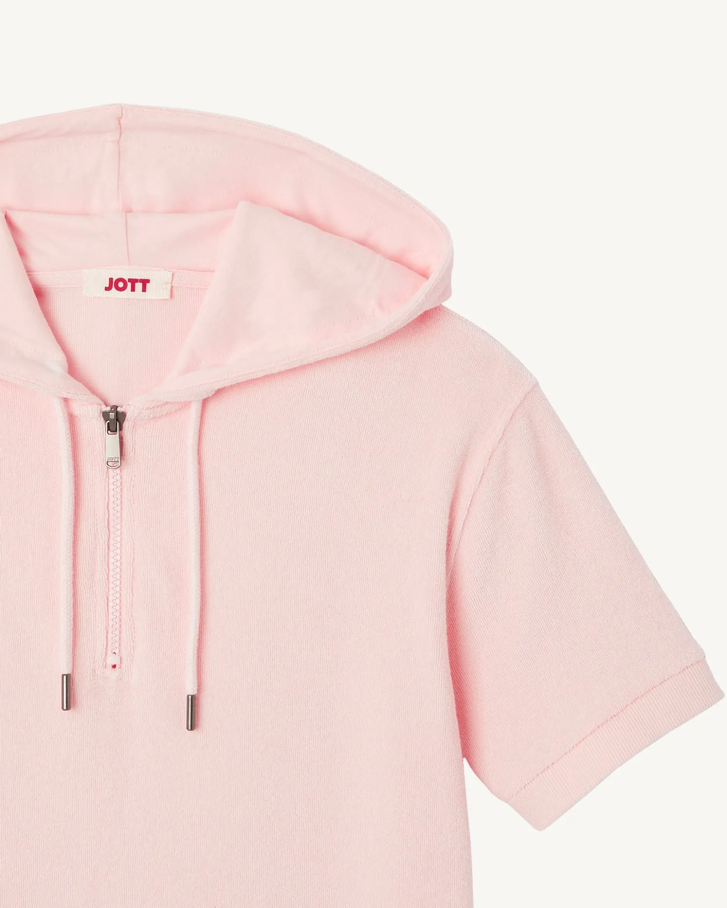 JOTT Meg Light Pink Toweling Dress 463 Soft Pink Discount