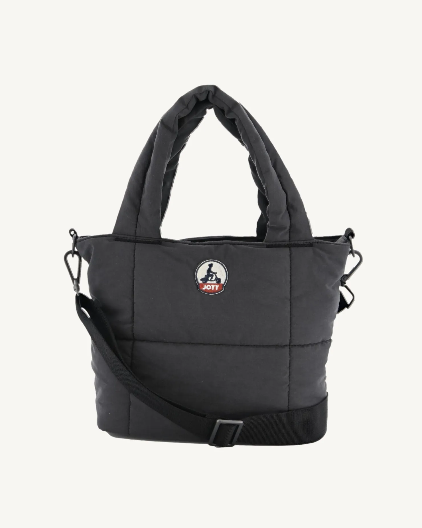 JOTT Mini Brushed Cotton Tote Bag Noir Nuna 999 Black Flash Sale