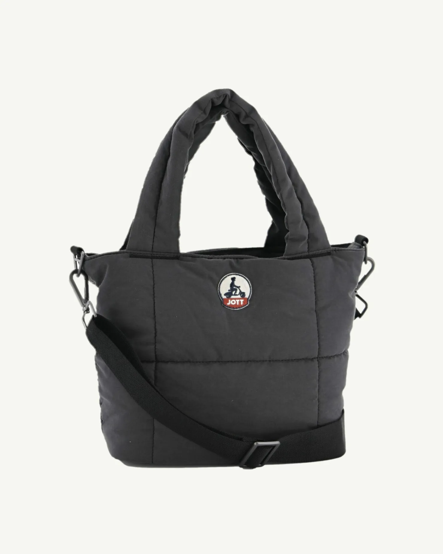 JOTT Mini Brushed Cotton Tote Bag Noir Nuna 999 Black Flash Sale