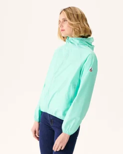 JOTT Mint Singapore Waterproof Hooded Jacket 500 Pastel Mint Shop