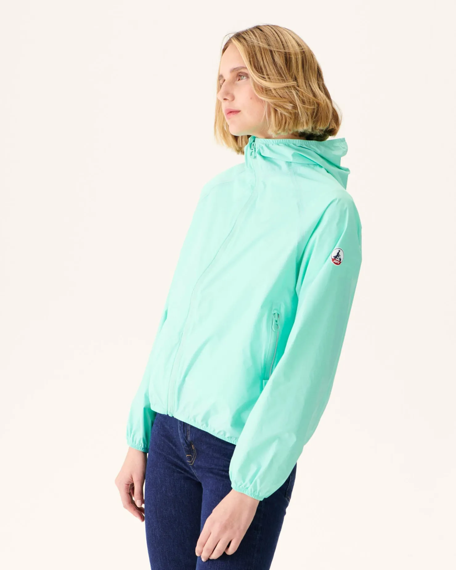 JOTT Mint Singapore Waterproof Hooded Jacket 500 Pastel Mint Shop