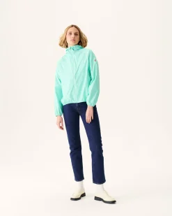 JOTT Mint Singapore Waterproof Hooded Jacket 500 Pastel Mint Shop