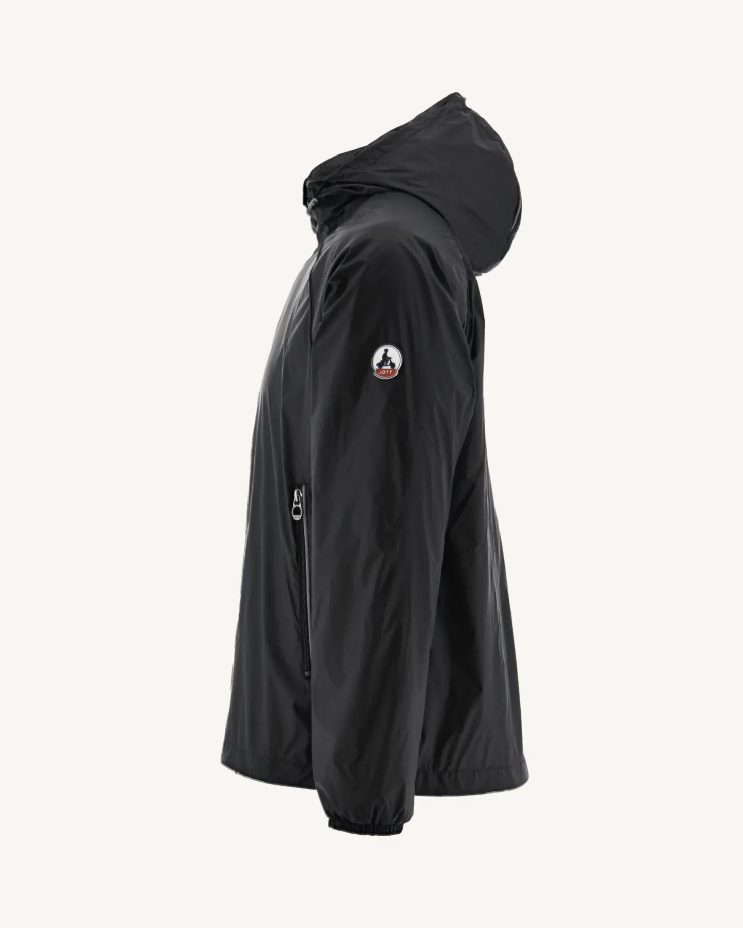 JOTT Mistral Black Hooded Windbreaker 999 Black Hot
