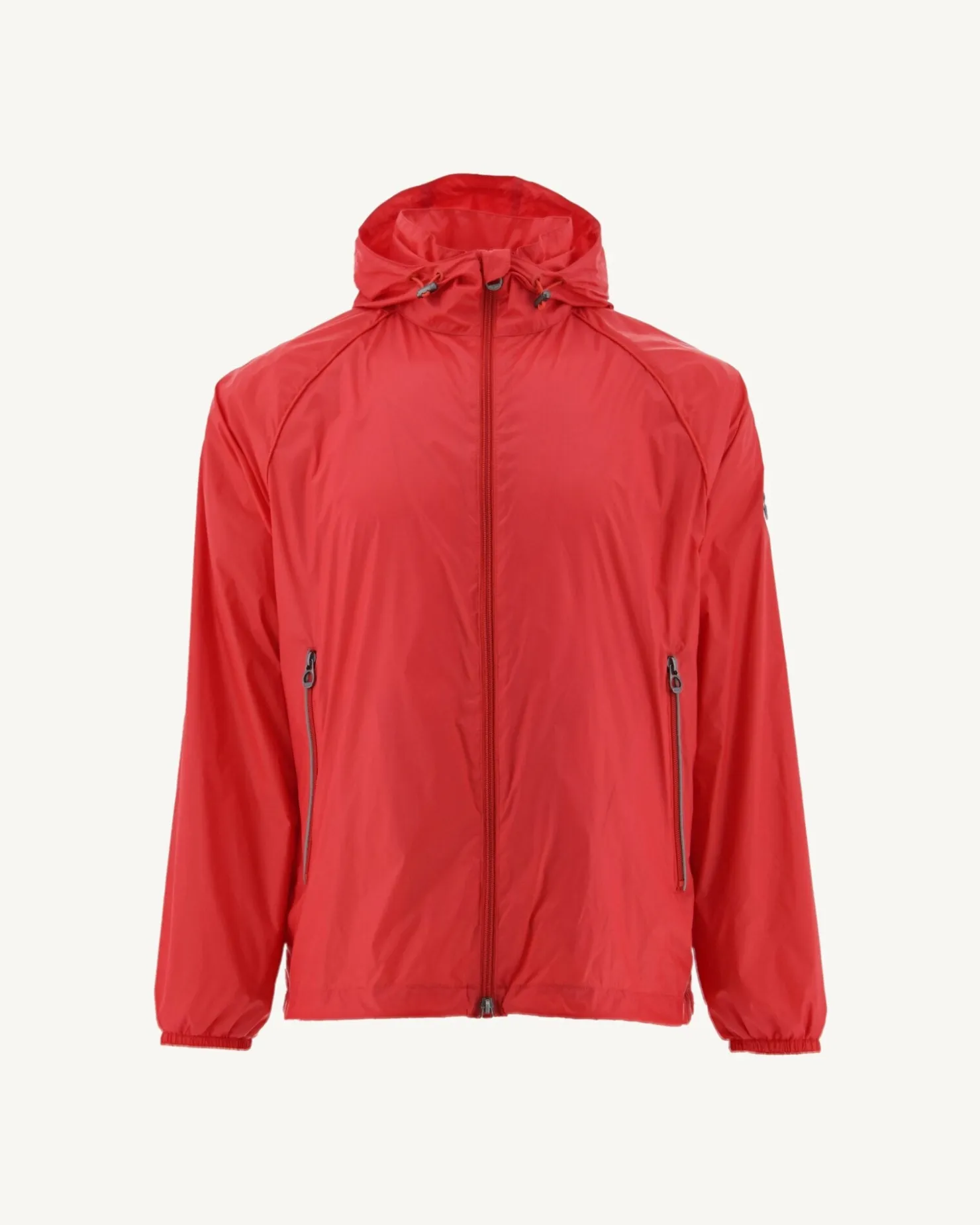 JOTT Mistral Bright Red Hooded Windbreaker 318 Fire Red Discount