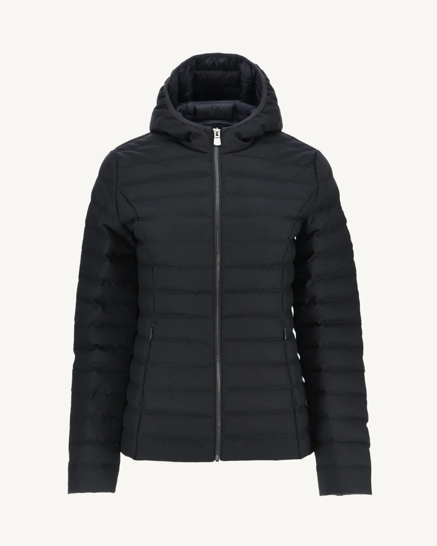 JOTT Navy Cloe Hooded Wool Padded Jacket 104 Marine Cheap