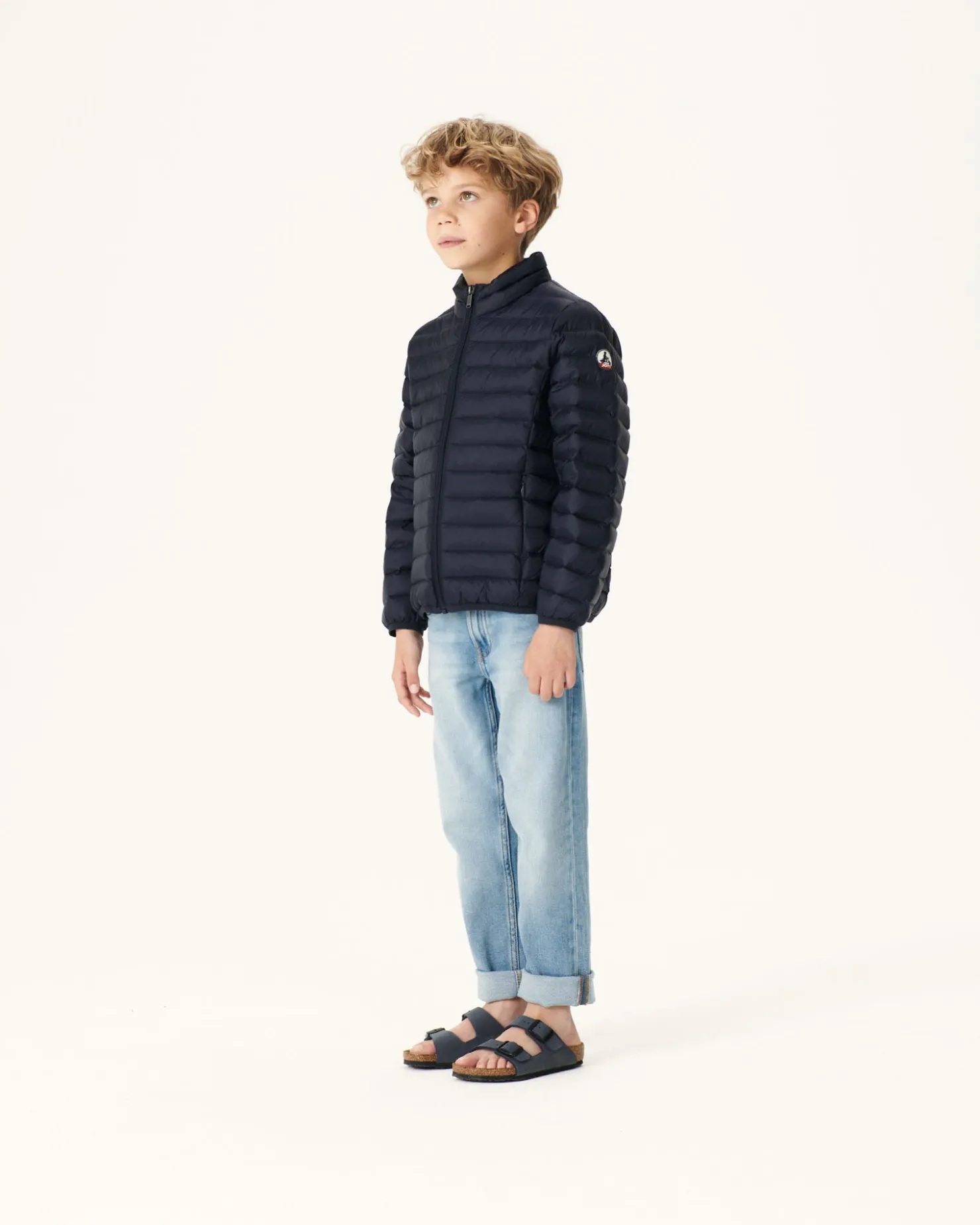 JOTT Navy Evan Children'S Lightweight Down Jacket 104 Navy Clearance
