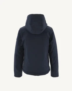 JOTT Navy Ghiaccio Children'S Hooded Down Jacket 104 Marine Fashion