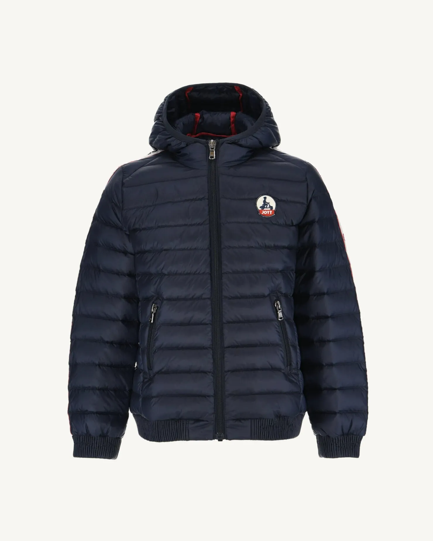 JOTT Navy Ludo Children'S Hooded Down Jacket 104 Marine Clearance