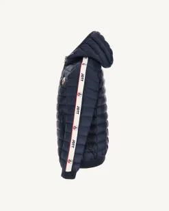 JOTT Navy Ludo Children'S Hooded Down Jacket 104 Marine Clearance