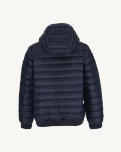 JOTT Navy Ludo Children'S Hooded Down Jacket 104 Marine Clearance