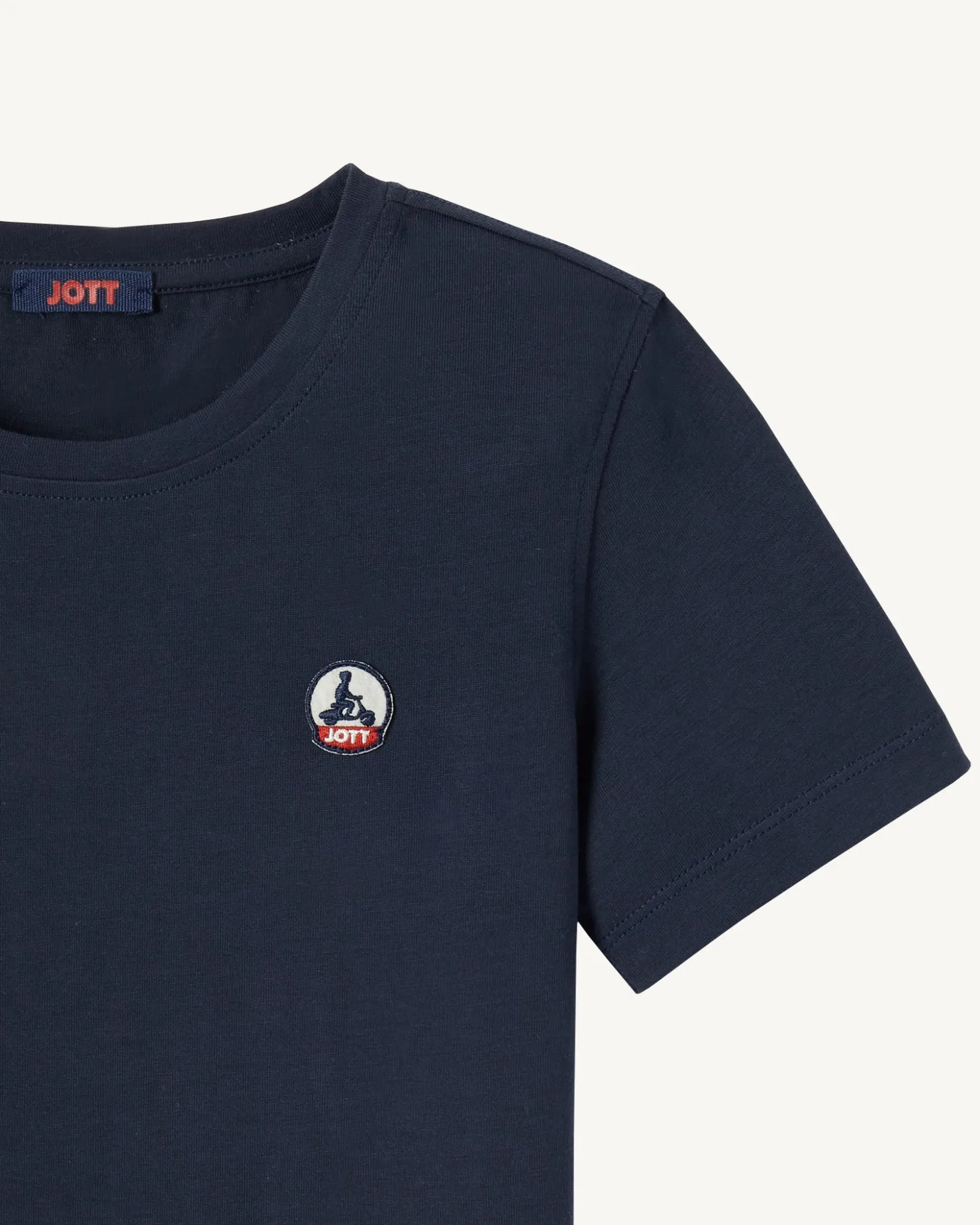 JOTT Navy Round Neck Cotton T-Shirt For Children Rio 104 Navy Best