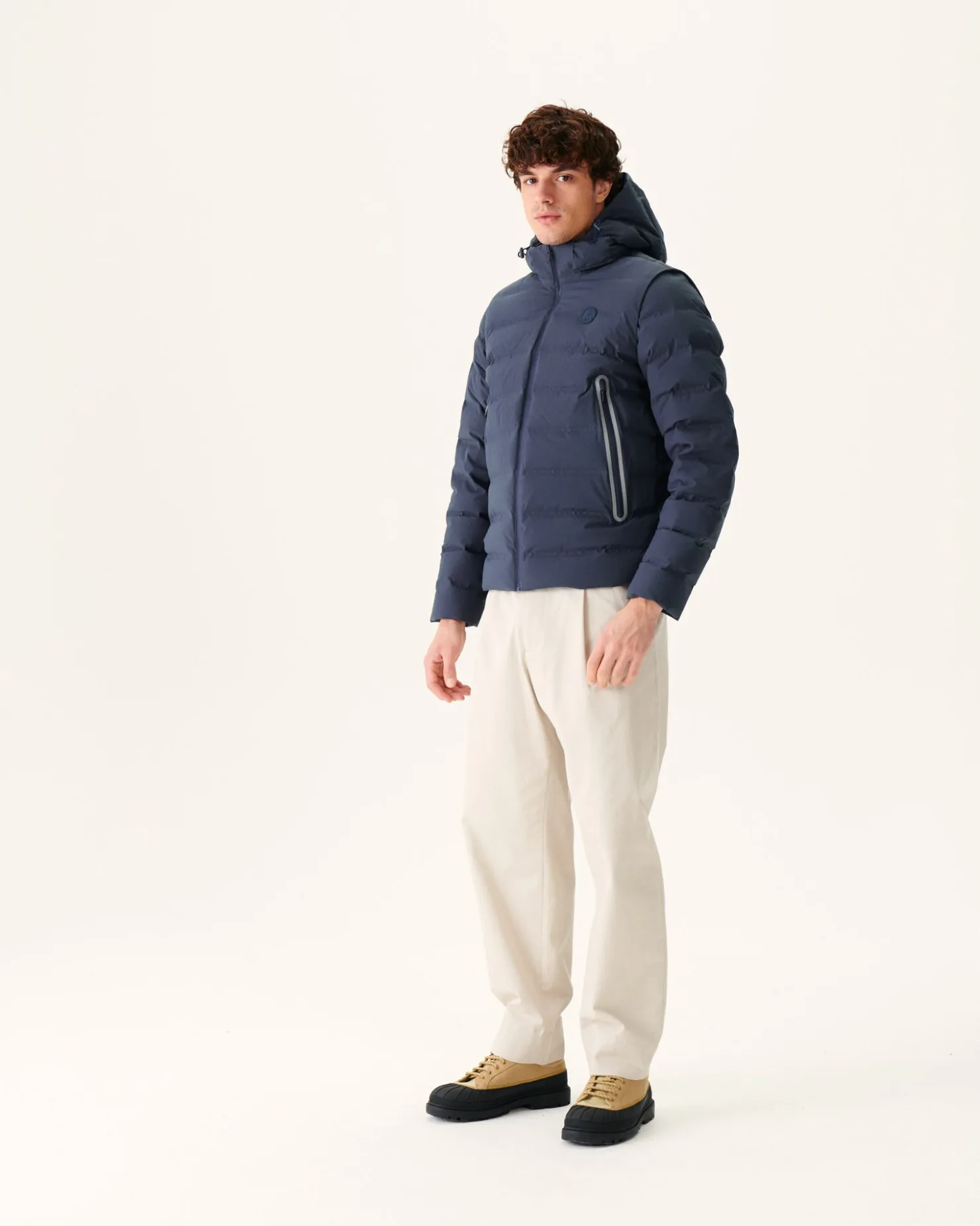 JOTT Navy Ulaan 4-In-1 Hooded Puffer Jacket 104 Navy Discount