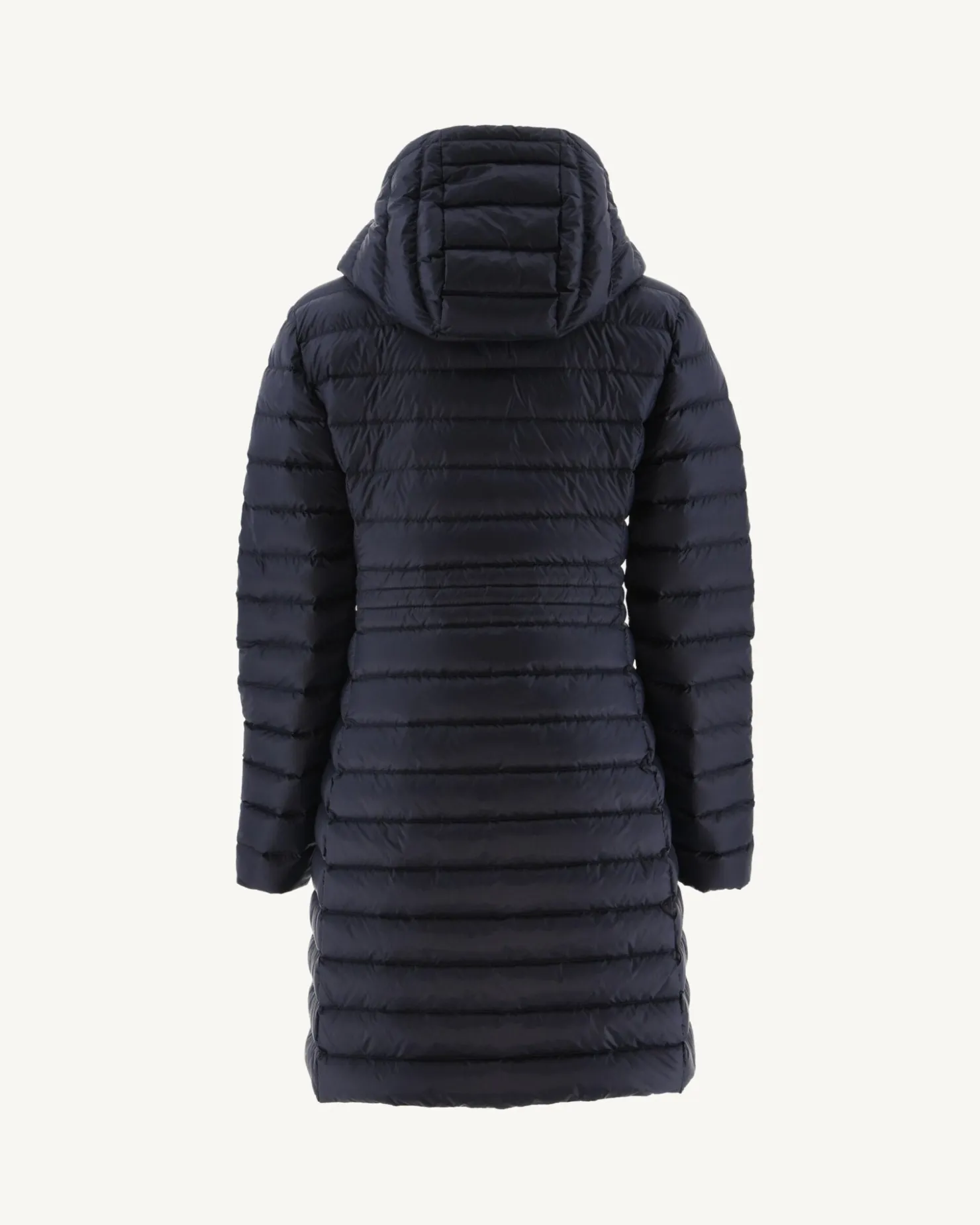 JOTT Navy Vero Long Hooded Puffer Jacket 104 Navy Hot