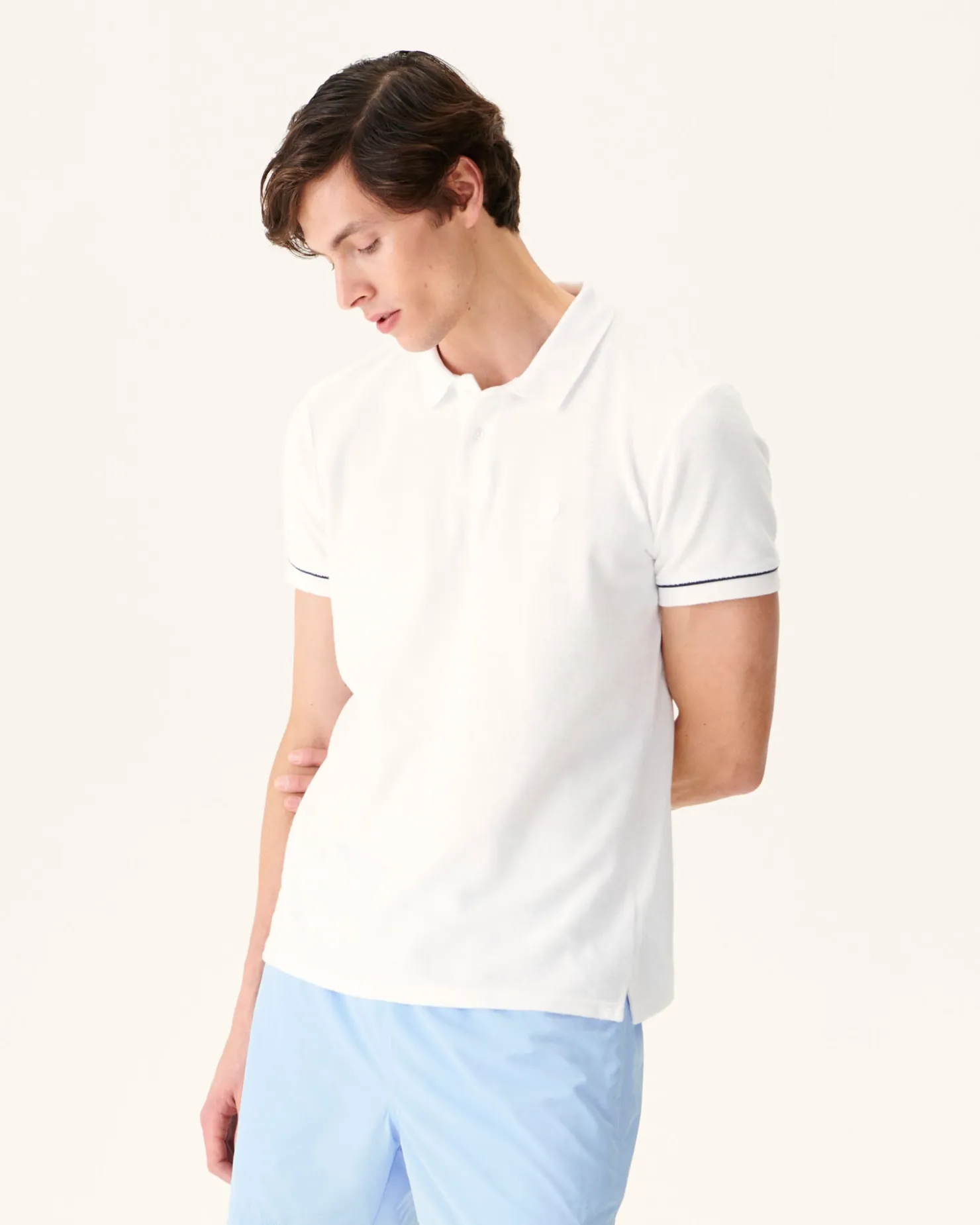 JOTT Neil White Polo Shirt 901 White Fashion