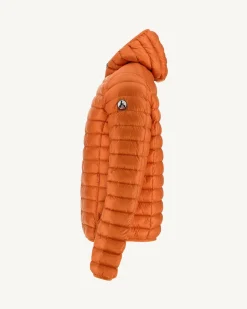 JOTT Orange Nico Lightweight Hooded Down Jacket 727 Orange Fashion