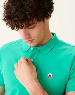 JOTT Organic Cotton Polo Shirt Green Marbella 243 Poppy Green Online
