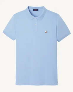 JOTT Organic Cotton Polo Shirt Light Blue Marbella 180 Soft Blue Discount