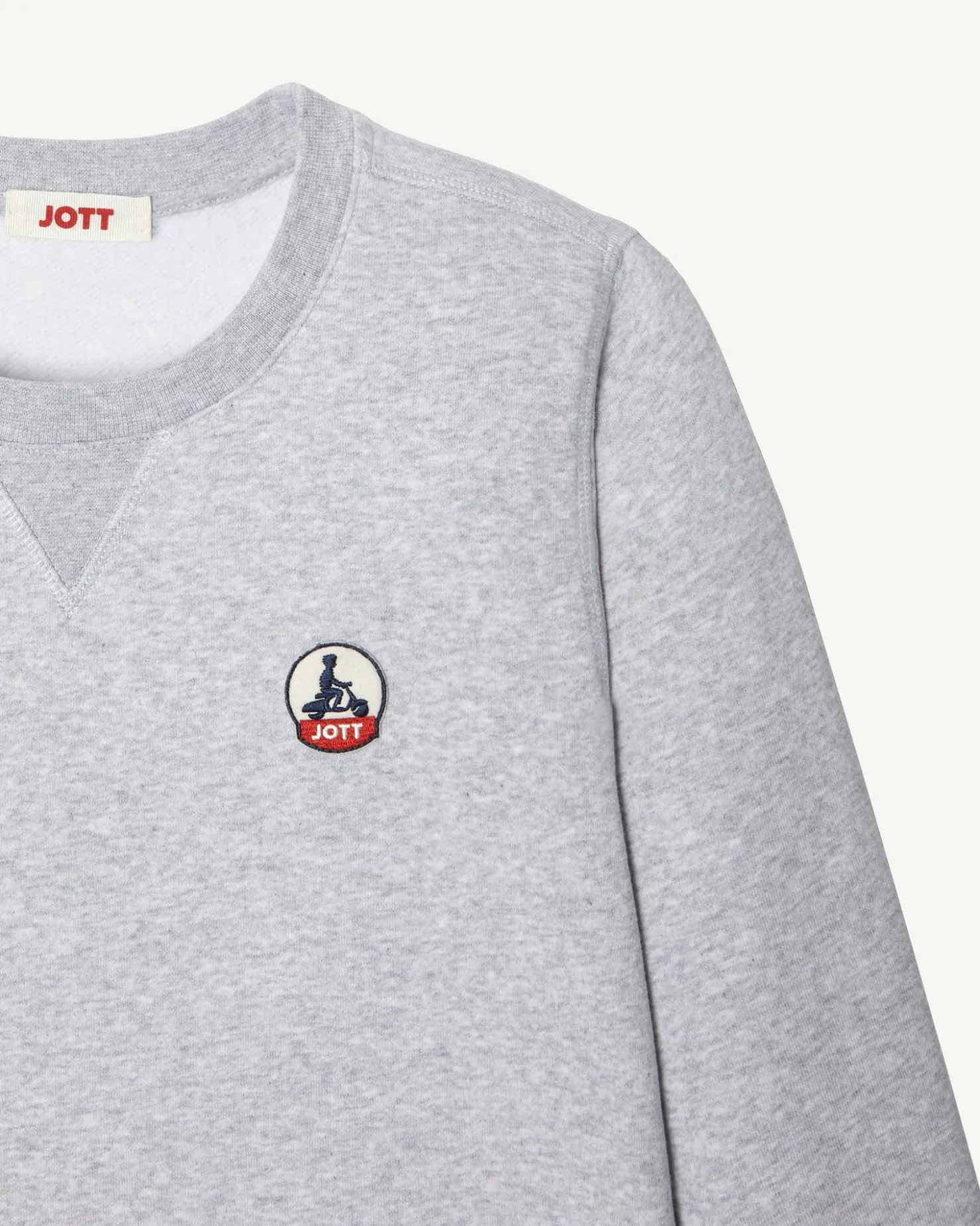 JOTT Organic Cotton Sweatshirt Heather Gray Elvas 514 Heather Gray Store