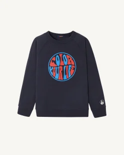JOTT Organic Cotton Sweatshirt Navy Catalan Child 104 Navy Outlet