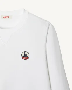 JOTT Organic Cotton Sweatshirt White Elvas 901 White Sale