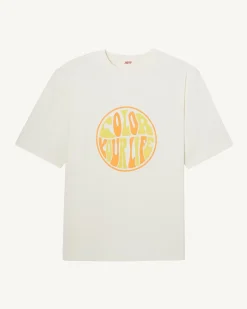 JOTT Organic Cotton T-Shirt Ecru Leo 895 Off-White Clearance
