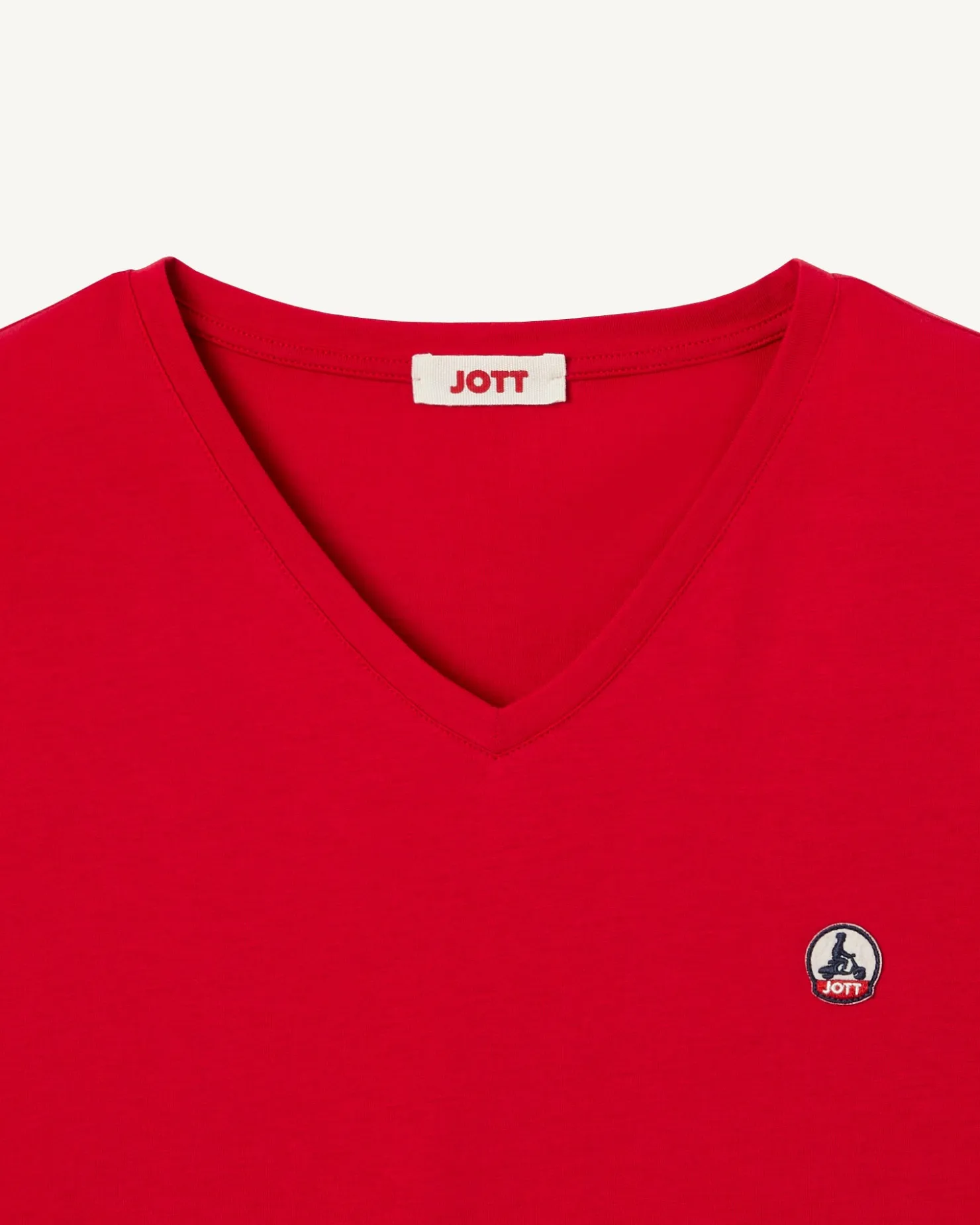 JOTT Organic Cotton T-Shirt Red Benito 300 Red Cheap