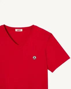 JOTT Organic Cotton T-Shirt Red Benito 300 Red Cheap
