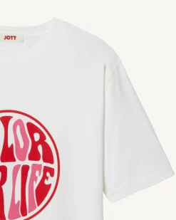 JOTT Organic Cotton T-Shirt White Adela 901 White Flash Sale